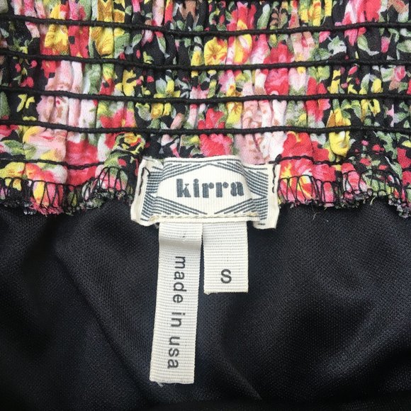 Kirra Mini Skirt size small flowy skirt Floral hipster skirt - Picture 4 of 8